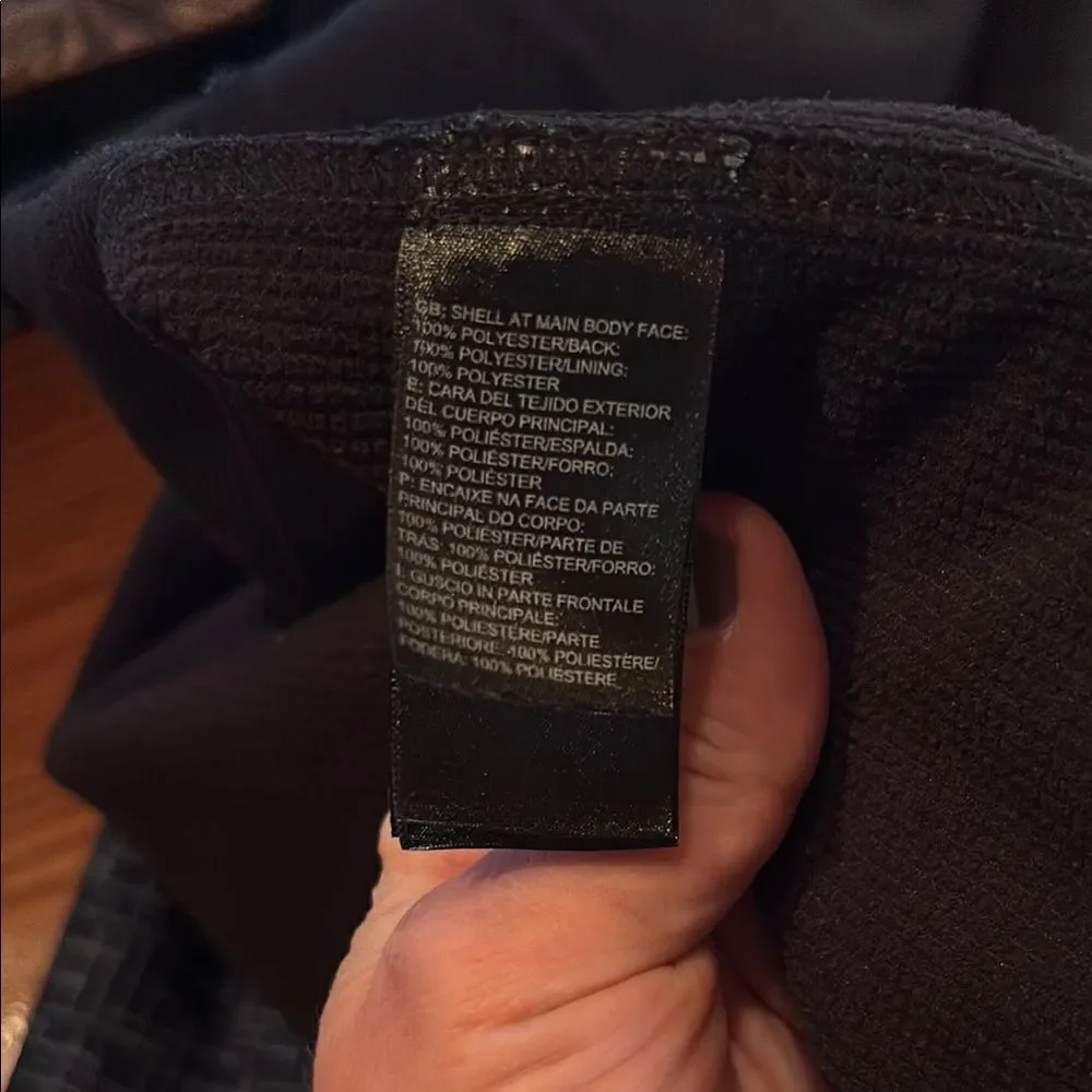 The North Face Black and Gray zip up Jacket